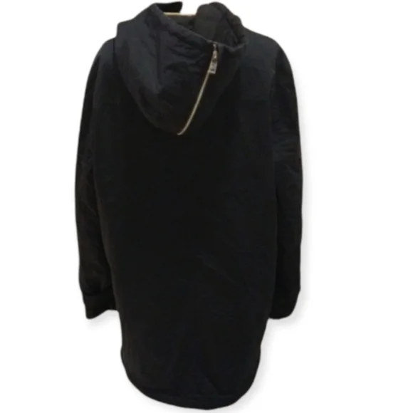 Armani Exchange Hooded Coat in Black - Picture 3 of 6